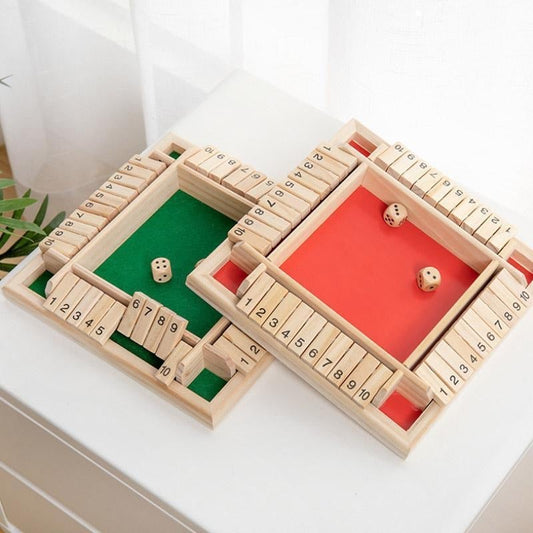 🔥Merry Christmas!Last day 49% OFF🎁 -FUN FAMILY GAMES - Shut The Box Board Game 🎲