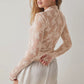 🔥Black Friday Promotion 49%OFF🔥Women's Floral Sheer Lace Layering Top with Thumb Hole