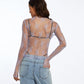 🔥Black Friday Promotion 49%OFF🔥Women's Floral Sheer Lace Layering Top with Thumb Hole