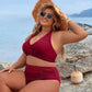 🔥Last Day Special Price £12.99!!💥-👙Tummy Control Bathing Suits Modest High Waisted Bikini Sets