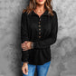 🏆2025 New Arrival🍂Women's Casual Comfortable Button V-Neck Lapel Bottom Shirt
