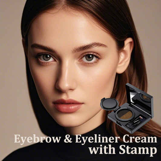 ✨️Last Day Promotion 49% OFF✨️Eyebrow & Eyeliner Cream with Stamp