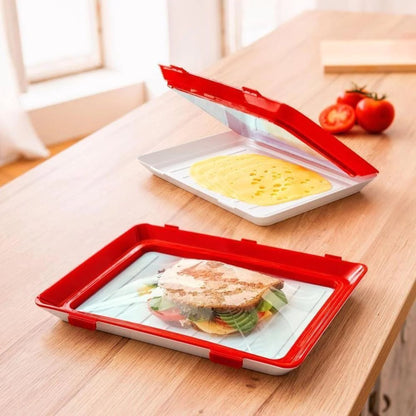 🌿 Eco-friendly Design - Reusable Food Preserving Tray