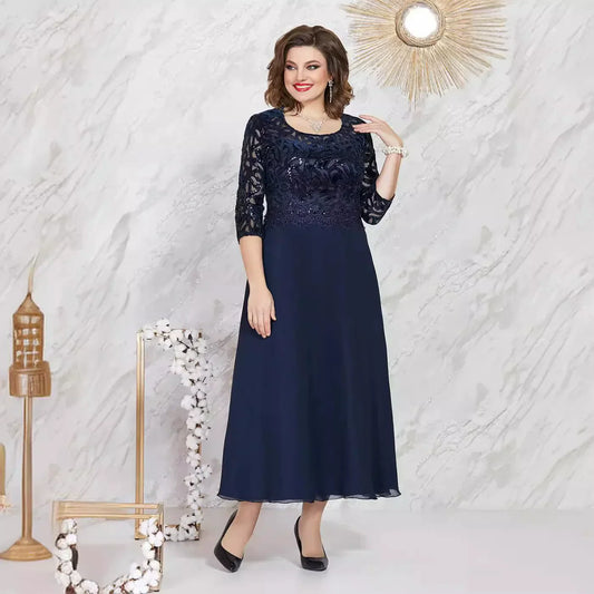 🌸Spring Specials 49% OFF🌸Elegance Lace Plus-Size Dress