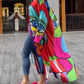🔥2025 HOT SALE 49% OFF🔥 Personalized abstract MAXI SHIRT DRESS