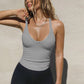 ✨️Last Day Promotion 49% OFF🔥- Women's Solid Racerback Tank Top