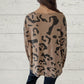 💕Spring Specials 49% OFF💕Italian Animal Print Long-sleeve T-shirt for Women