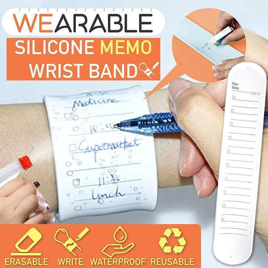 ✨️HOT SALE 49% OFF✨️Reusable Erasable To Do List Silicone Wrist Band