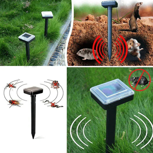 🔥Last Day-Buy 1 Get 1 Free!🎁Solar Power Mouse Mole Snakes Pest Rodent Repeller