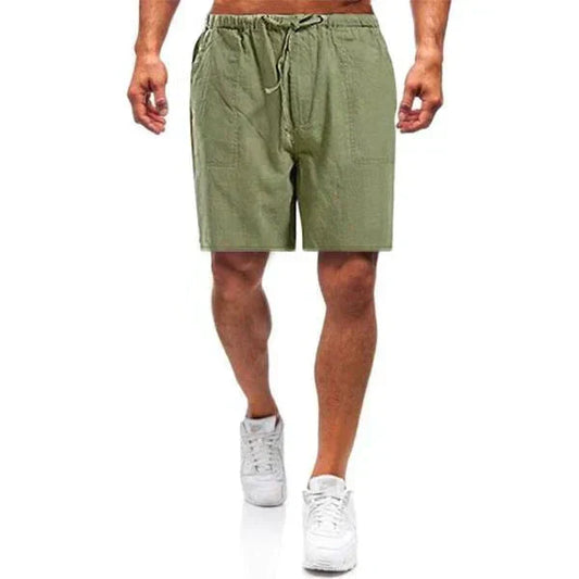 💥Last Day Special Sale 59% OFF ☀ Stay Cool, Stay Sharp - Men's Relaxed Linen Shorts ☀️