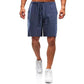 💥Last Day Special Sale 59% OFF ☀ Stay Cool, Stay Sharp - Men's Relaxed Linen Shorts ☀️