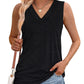 Women's Casual V-Neck Loose Fit Tank Top