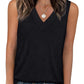 Women's Casual V-Neck Loose Fit Tank Top