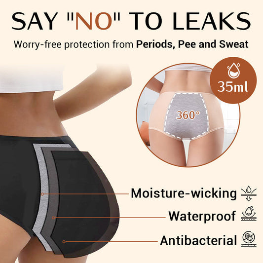 ⏳LAST DAY: Buy 1 Get 3🔥100% Leak-Proof Underwear That Won't Let You Down for Women 60+ (3-Pack)