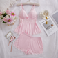 🎉🎉This week's Special Sales - 49% OFF💕Lace Trimmed V-Neck Camisole & Shorts Sleepwear Set