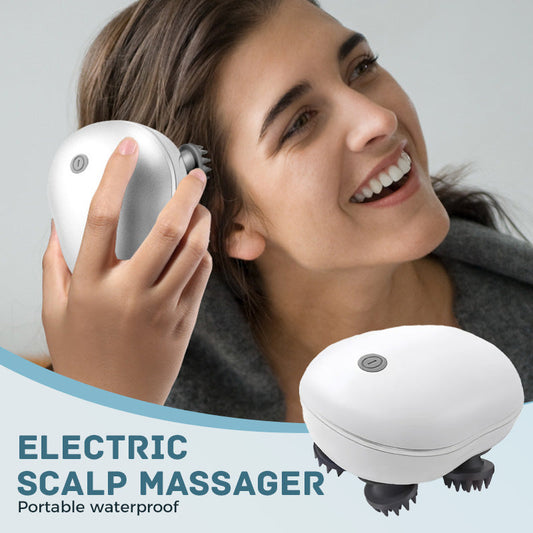 🔥Limited Sale 50%OFF💆‍Portable Waterproof Electric Scalp Massager