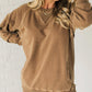 🔥Limited Sale 50%OFF👚Women's Pocketed Pullover with Ribbed Pattern