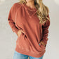 🔥Limited Sale 50%OFF👚Women's Pocketed Pullover with Ribbed Pattern