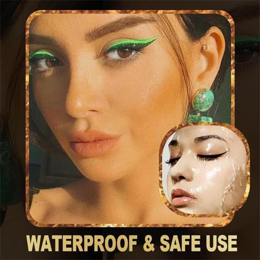✨LAST DAY SALE 50% OFF!!!✨Reusable Self-Adhesive Eyeliner And Eyelash Stickers With Glitter