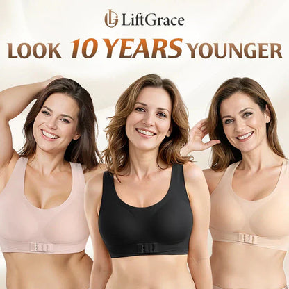 ✨️LAST DAY SALE -70% OFF⚡Front Closure Cross-Back Wireless Posture Bra