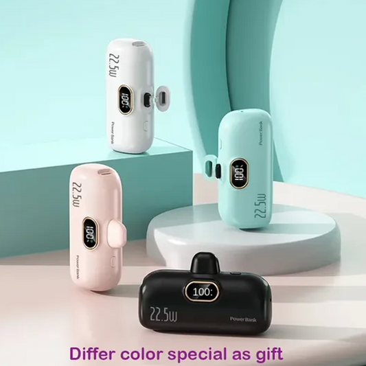 🎉£11.99 Today Only⏰5000mAh Mini Portable Charger Power Bank for phone🔋