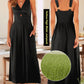 Cutout V-Neck Women's Wide-Leg Jumpsuit