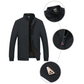 🔥LAST DAY 49% OFF🔥💦Men's Solid Color Zip Up Warm Jacket -❄️Anti-wrinkle, windproof, rainproof and snowproof!