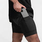 ✨️HOT SALE 50% OFF✨️Men's 2-in-1 Quick-Dry Sports Shorts