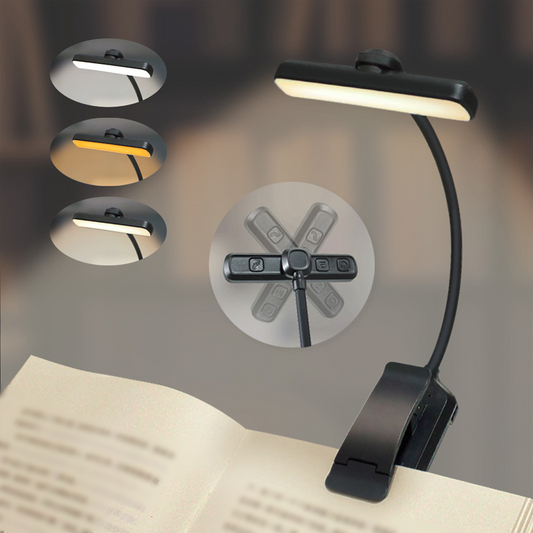🔥2025 Hot Sale🔥LED Eye-Care Clip Book Light