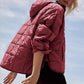 🔥Women's Oversized Hooded Puffer Jacket Quilted Lightweight Winter Warm Pullover Padded Hoodies Coat