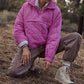 🔥Women's Oversized Hooded Puffer Jacket Quilted Lightweight Winter Warm Pullover Padded Hoodies Coat