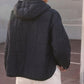 🔥Women's Oversized Hooded Puffer Jacket Quilted Lightweight Winter Warm Pullover Padded Hoodies Coat