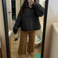 🔥Women's Oversized Hooded Puffer Jacket Quilted Lightweight Winter Warm Pullover Padded Hoodies Coat