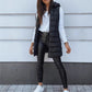 ❄️ Women Long Puffer Vest 👗 | Solid Color | Sleeveless | Hooded | Winter Wear 💕