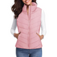 🔥Womens Sleeveless Zip Up Outerwear Stand Collar Quilted Puffer Vest(Buy 2 Free Shipping)