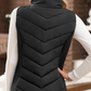 🔥Womens Sleeveless Zip Up Outerwear Stand Collar Quilted Puffer Vest(Buy 2 Free Shipping)