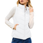 🔥Womens Sleeveless Zip Up Outerwear Stand Collar Quilted Puffer Vest(Buy 2 Free Shipping)