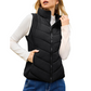 ✨️Cozy Without Bulk: Puffer Vest Women Sleeveless Zip Up Outerwear