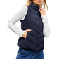 🔥Womens Sleeveless Zip Up Outerwear Stand Collar Quilted Puffer Vest(Buy 2 Free Shipping)