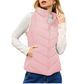 🔥Womens Sleeveless Zip Up Outerwear Stand Collar Quilted Puffer Vest(Buy 2 Free Shipping)
