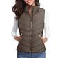 🔥Womens Sleeveless Zip Up Outerwear Stand Collar Quilted Puffer Vest(Buy 2 Free Shipping)