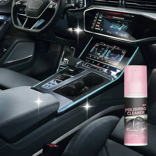 🚗BUY 2 GET 1 FREE !🔥Car Interior Polish Cleaner – Deep Cleaning, Restores Shine & Non-Toxic Formula ✨