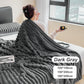 🔥🔥LAST DAY SPECIAL PRICE: ￡11.99!!🔥🔥Super Soft Fur Ribbed Fleece Throw Blanket⛄