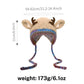 🎁🎄Christmas Sale 50% OFF!!🦌Original design Festive Christmas Antler Hat🧶