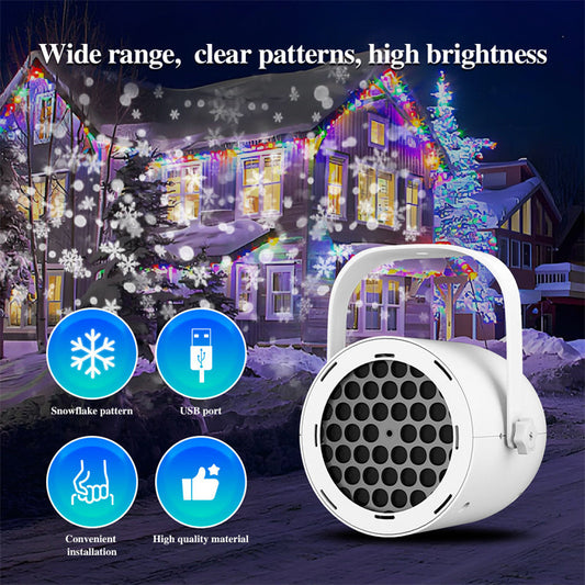 🔥Best Christmas Gift-Up to 70% OFF🎅16-Pattern USB Christmas Projector Light✨