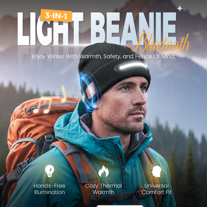 ⏳2025 New-Save 50%✨️Rechargeable Bluetooth Beanie Hat with Light