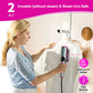 ✨️Garment steamer for clothes, hand steamer & iron 2 in 1, 15-second rapid heating, large control panel, 100-240 V wide voltage, suitable for worldwide travel, Christmas gifts