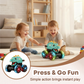 🎅LAST DAY SPECIAL PRICE: Only £8.99! 🔥Press & Go Dinosaur Toy Car With Lights🦖