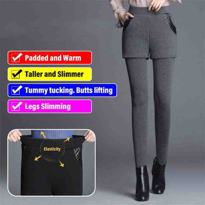 🔥Black Friday Mega Deal – 49% Off!🔥Faux Two Piece Curves Body Shaping Pants