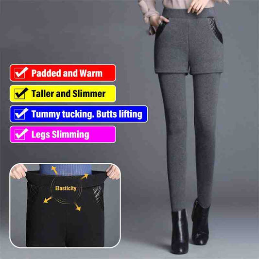 🔥Black Friday Mega Deal – 49% Off!🔥Faux Two Piece Curves Body Shaping Pants